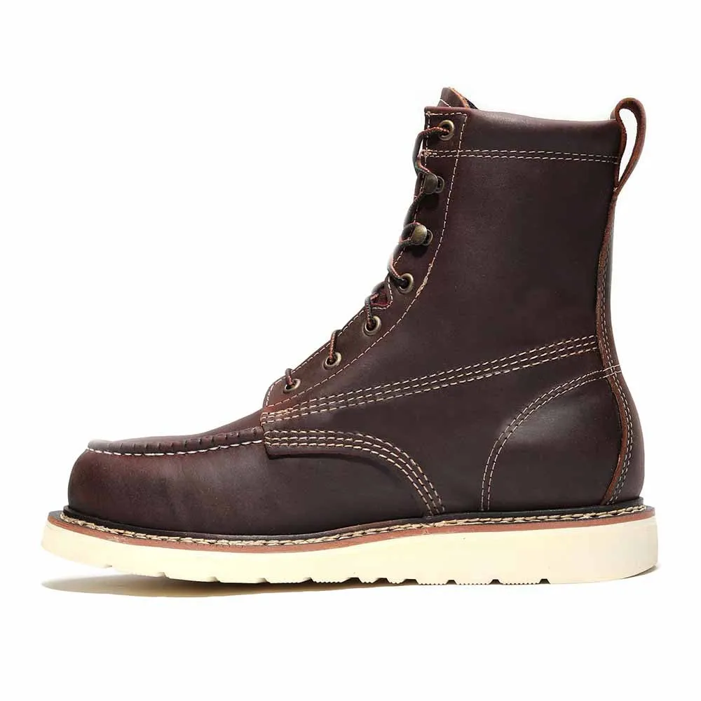 Bonanza Frontier Classic 8-Inch Burgundy Moc Toe Boot