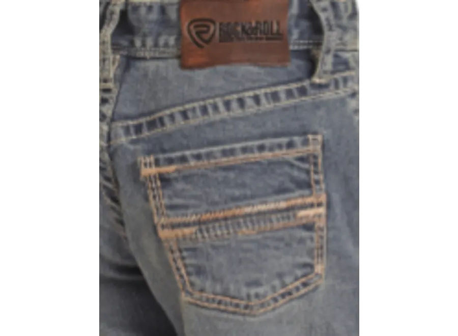 Boy's BB Gun Straight Jeans ~ Rope Stitch Pocket by Rock & Roll