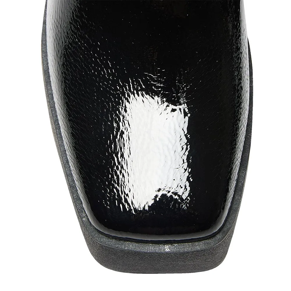 Brody Boot in Black Patent