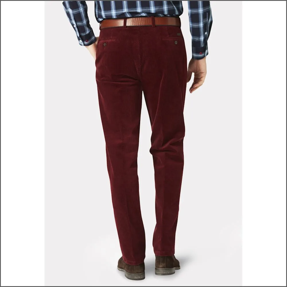 Brook Taverner Ellroy Cherry Cord Trouser-