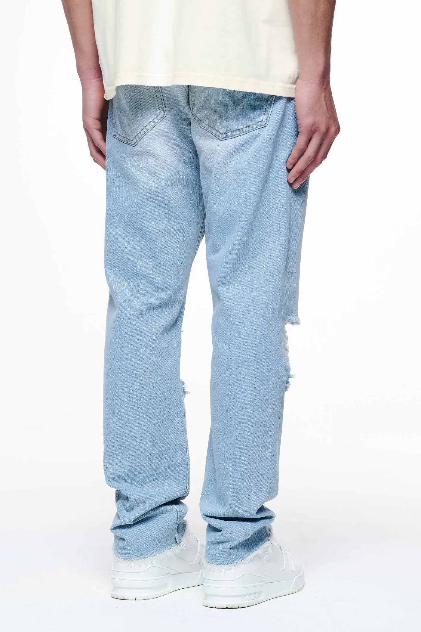 Bulver Straight Jeans Washed Light Blue