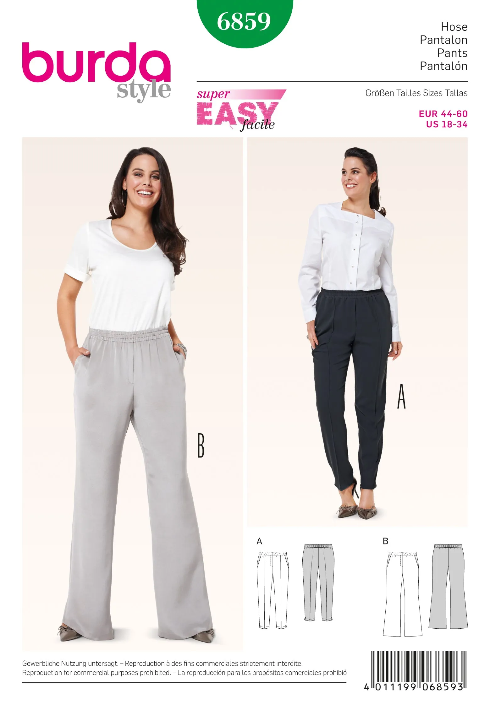 Burda Trousers 6859