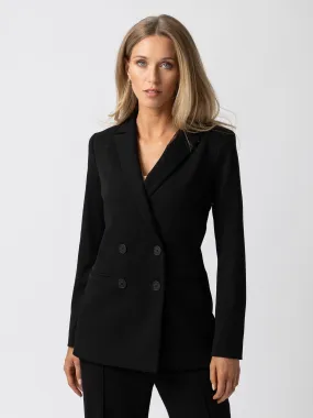 Cambridge Blazer Crepe - Black