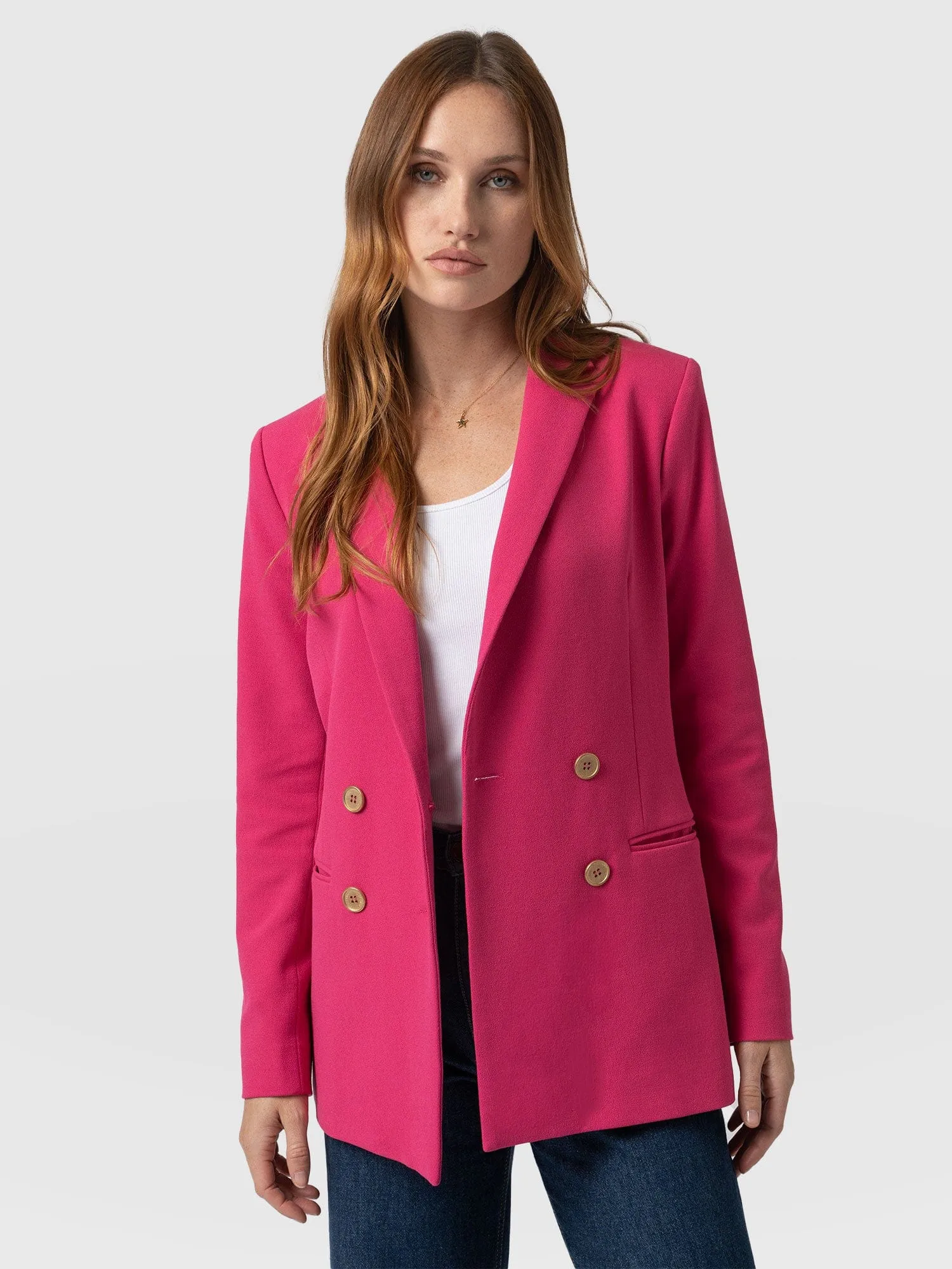 Cambridge Blazer - Hot Pink