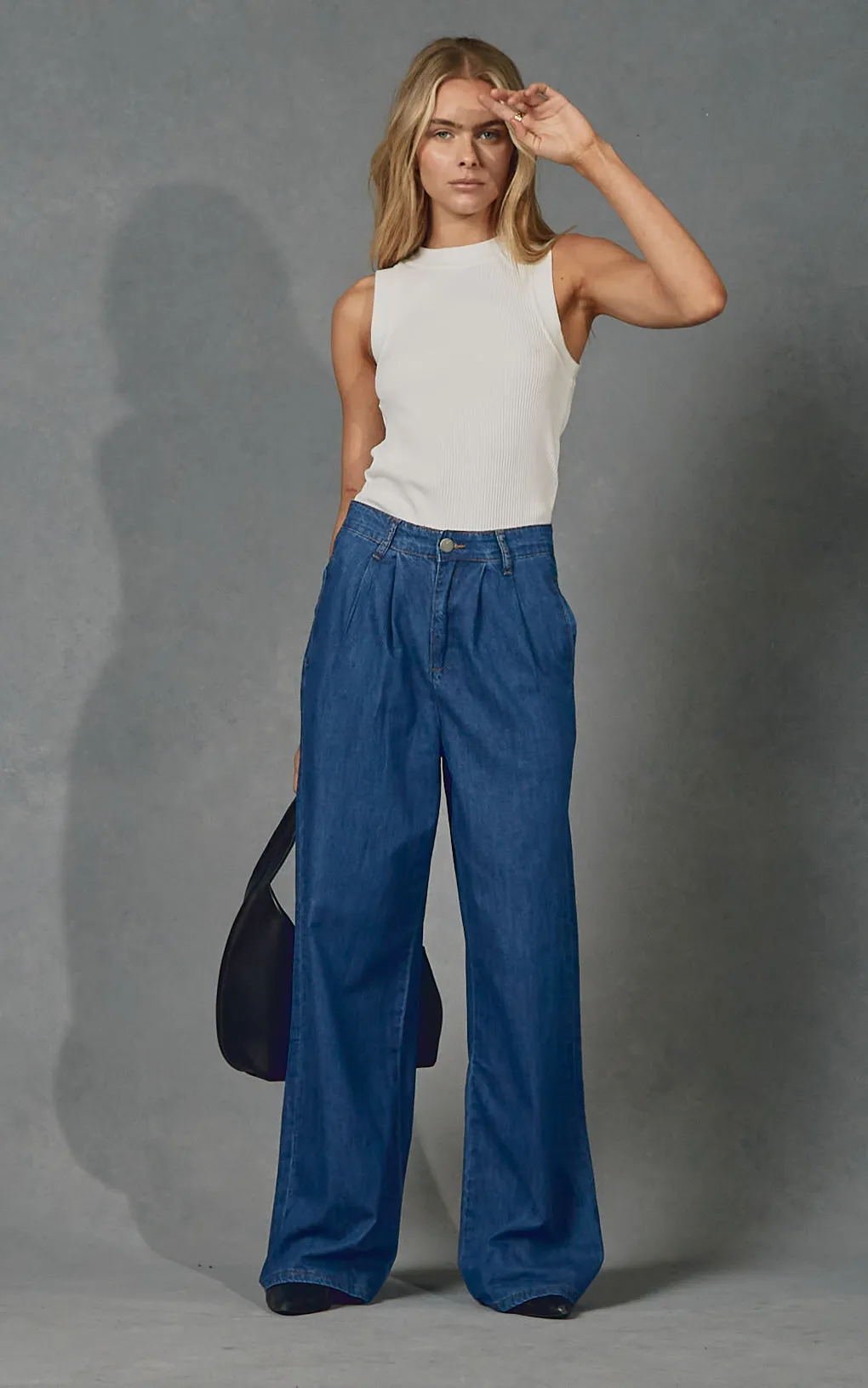 Camila Paris Blue Wide Leg Pants