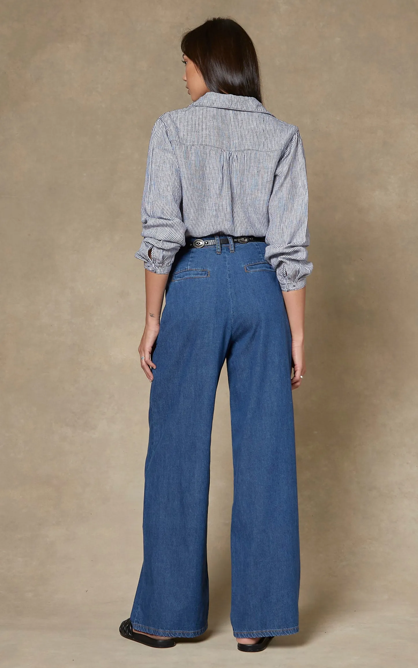 Camila Paris Blue Wide Leg Pants