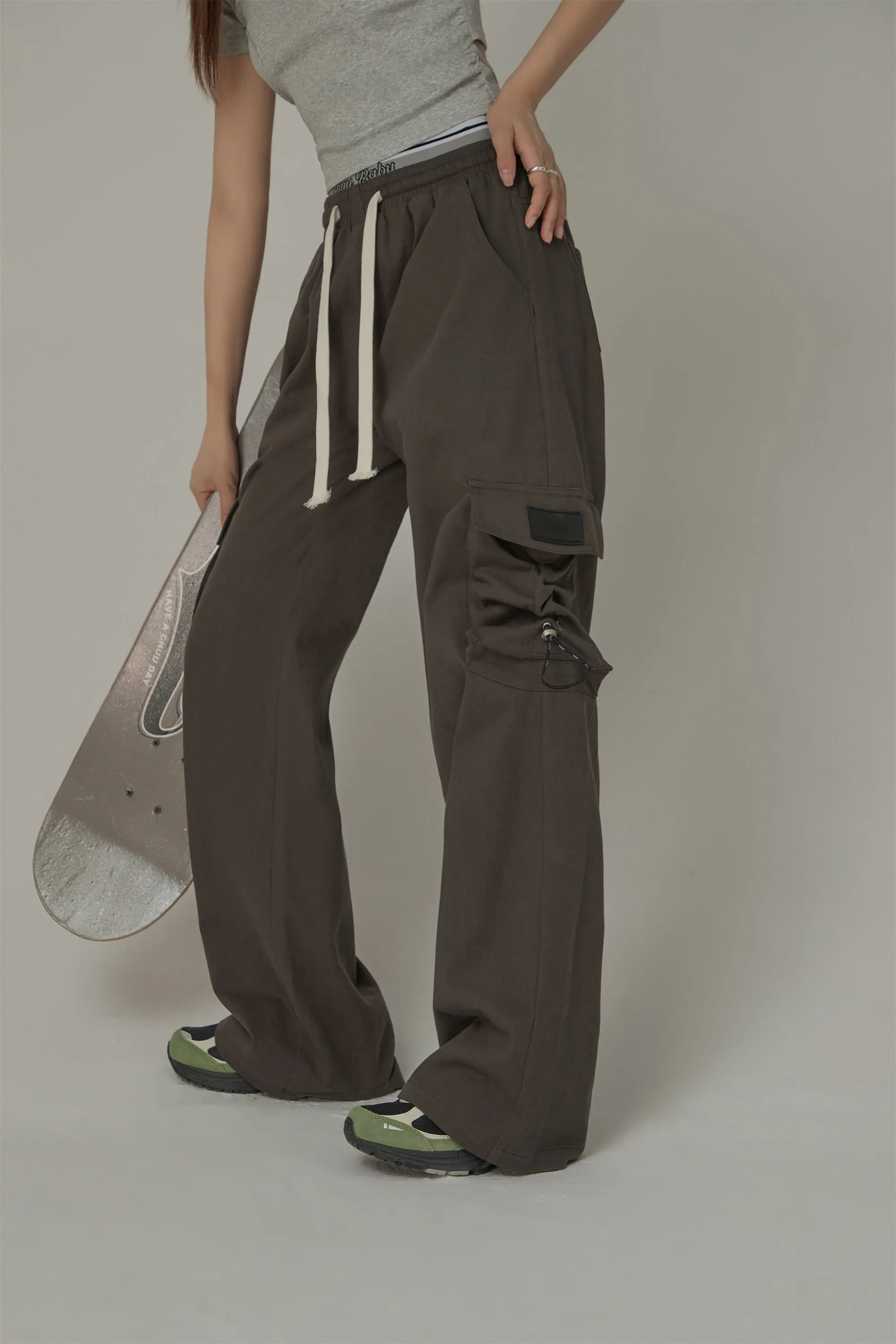 Cargo Wide Casual Pants