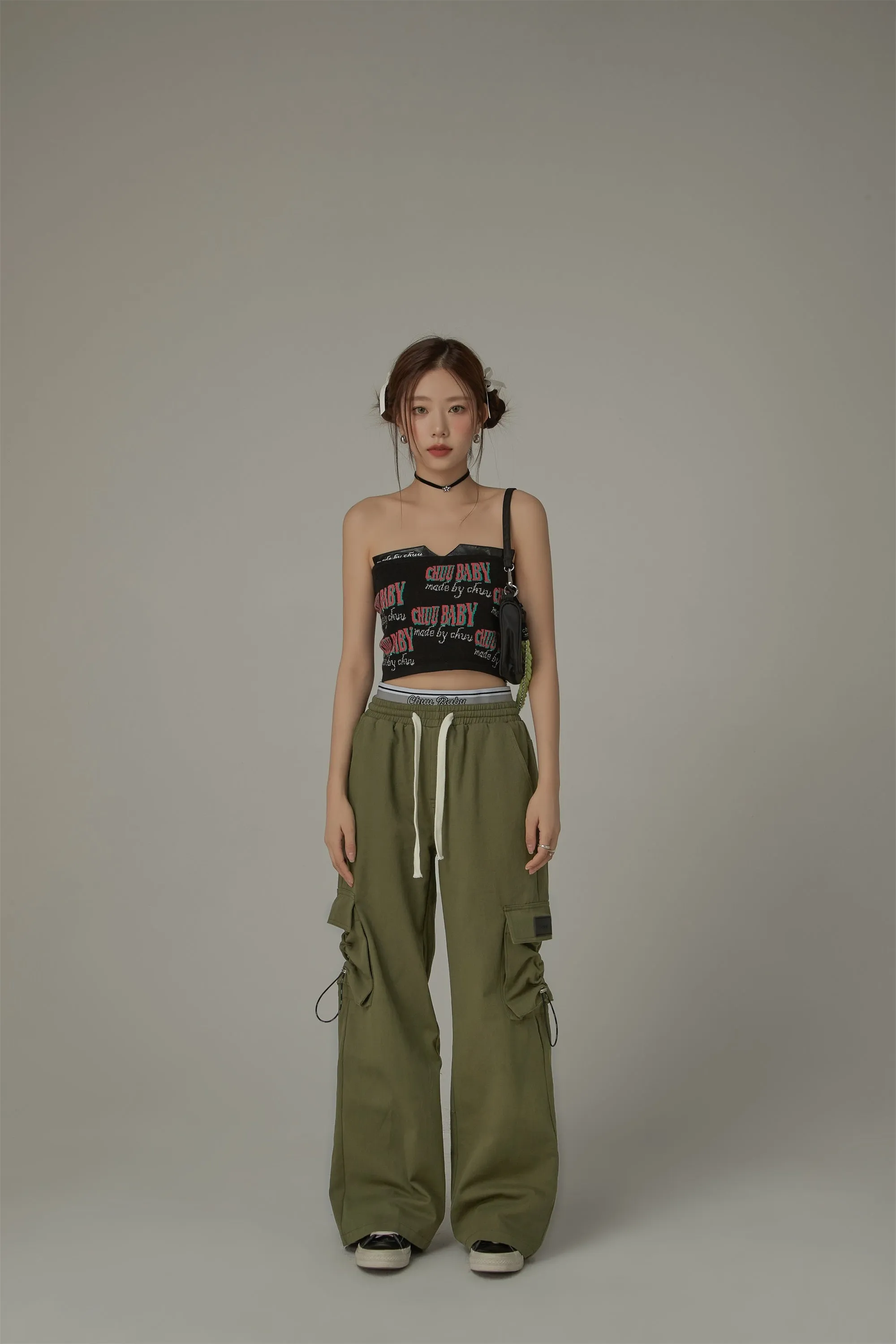 Cargo Wide Casual Pants