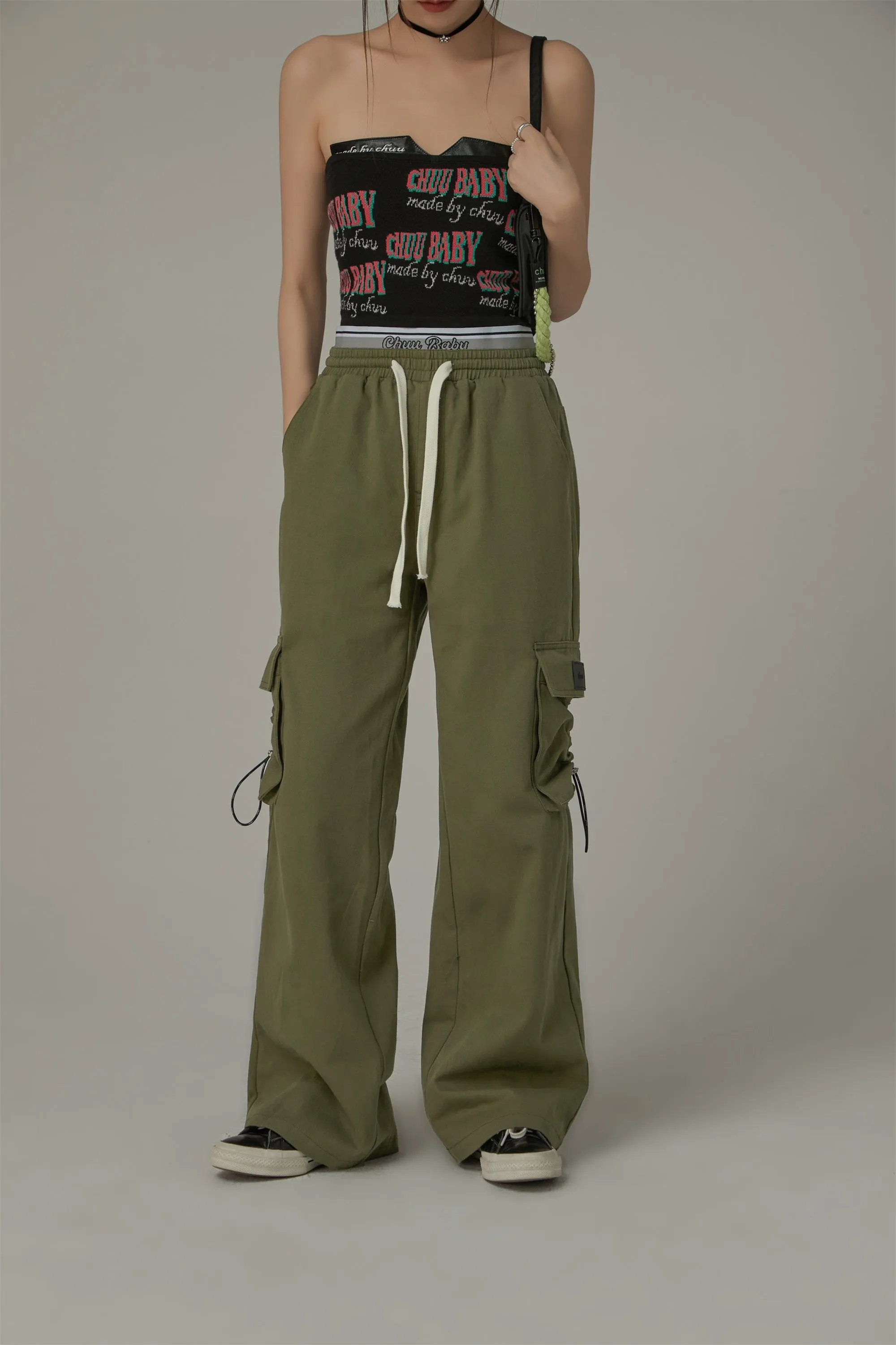 Cargo Wide Casual Pants