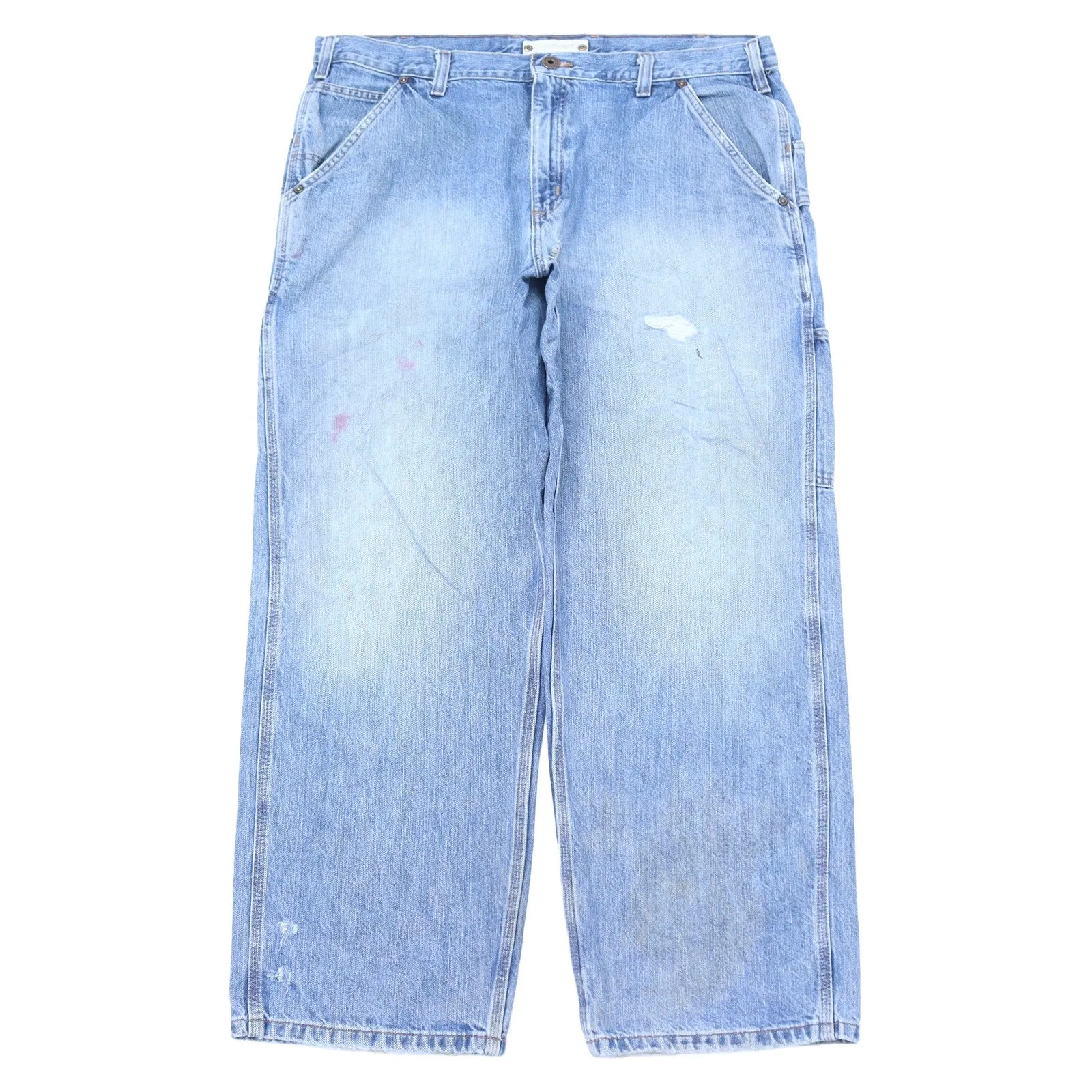 Carhartt Classic Blue Washed Denim Jeans