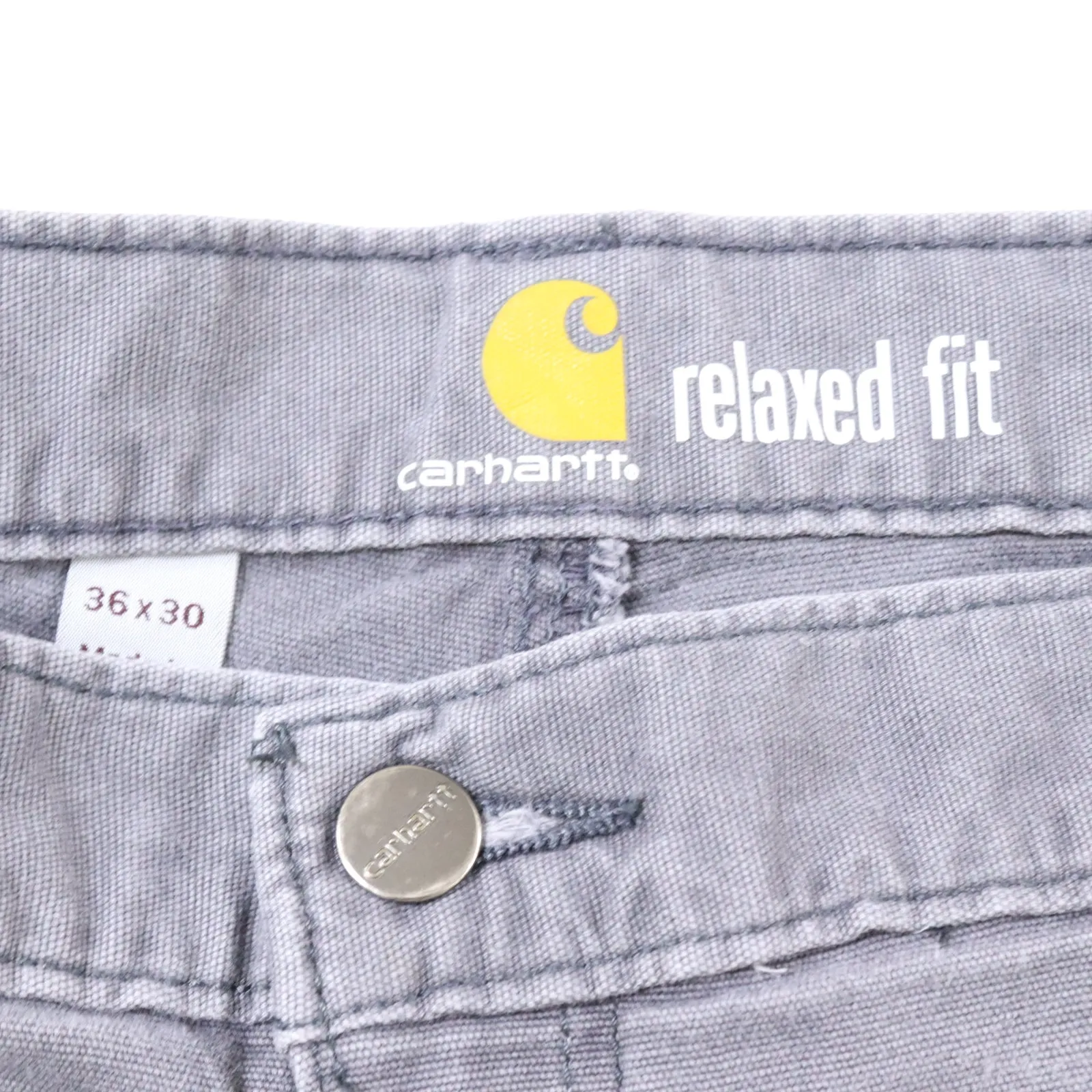 Carhartt Double Knee Grey Work Trousers