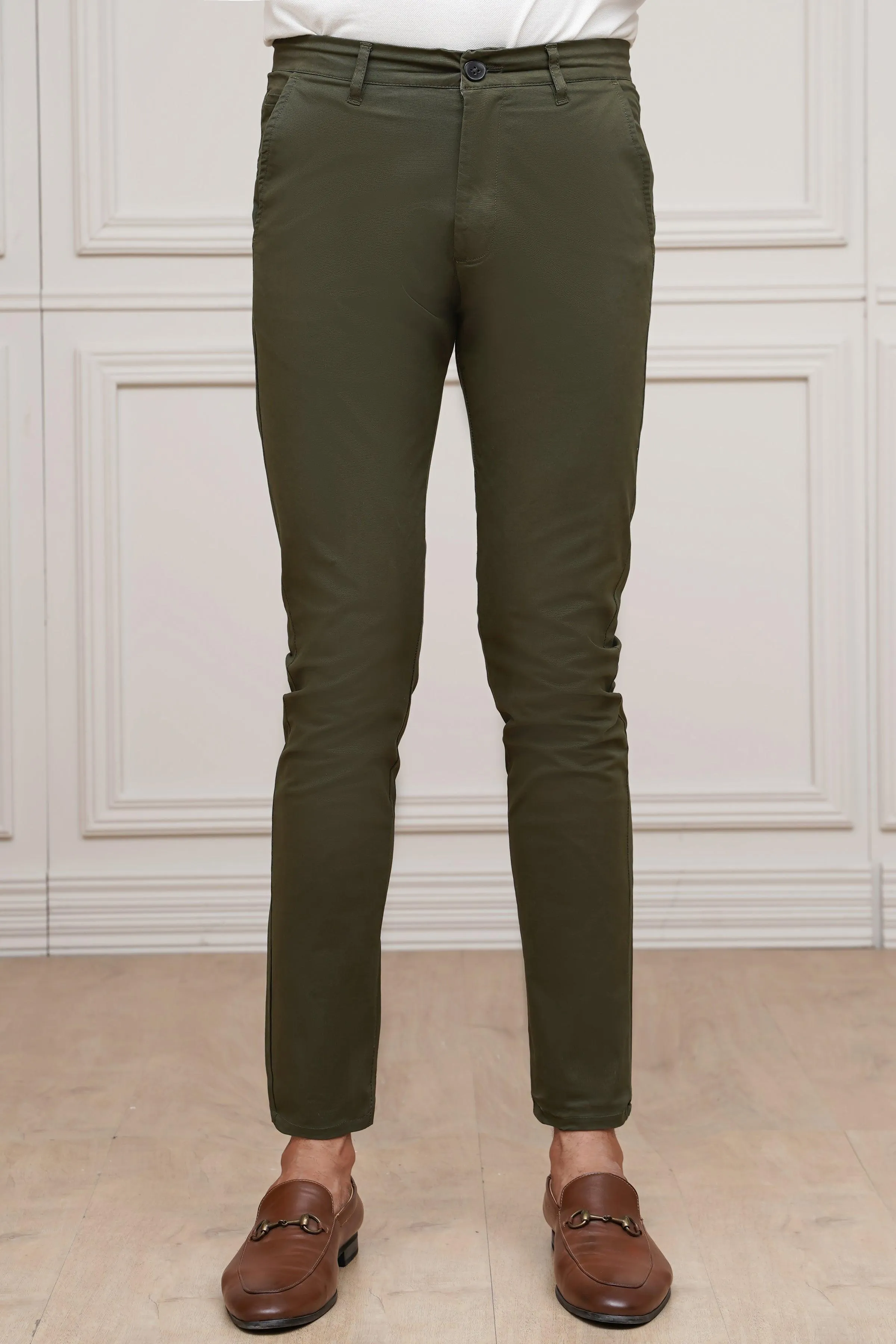 CASUAL PANT CROSS POCKET GREEN