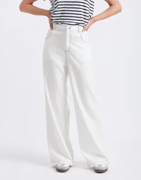 Celeste Tencel Pants - White