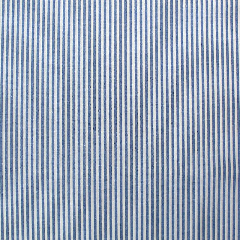 Chambray Stripe - Cornflower