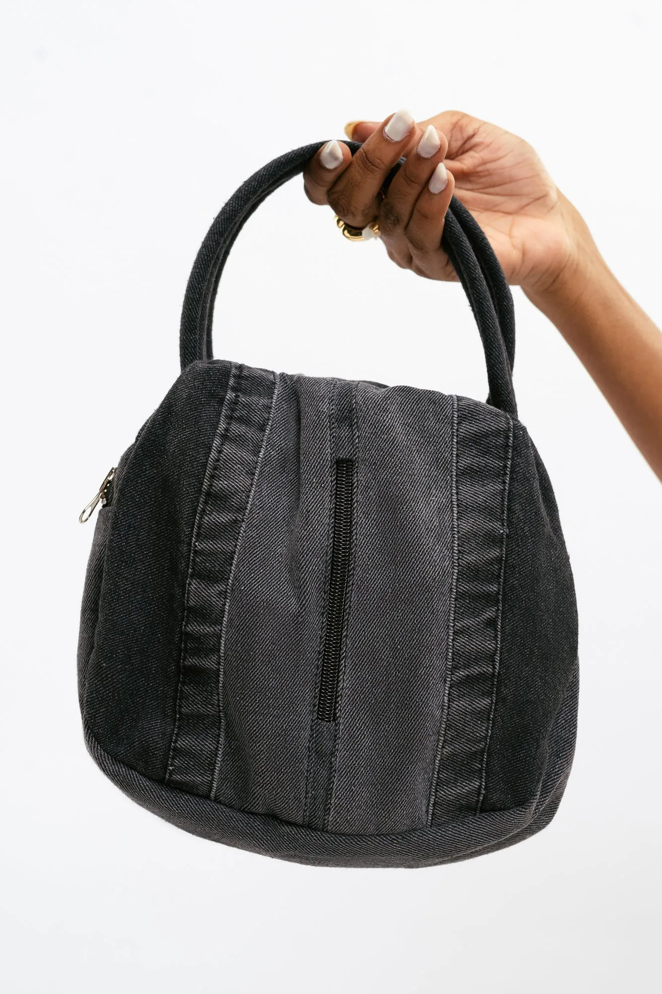 Charcoal Handheld Bag