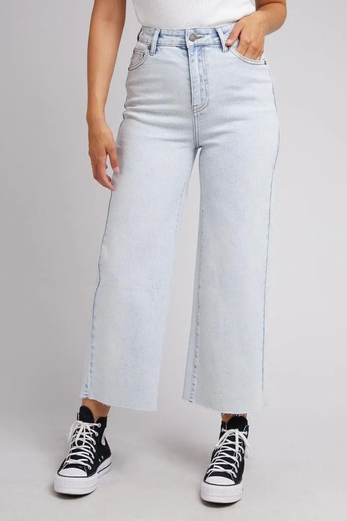 Charlie High Rise Wide Leg Jean | Bleach