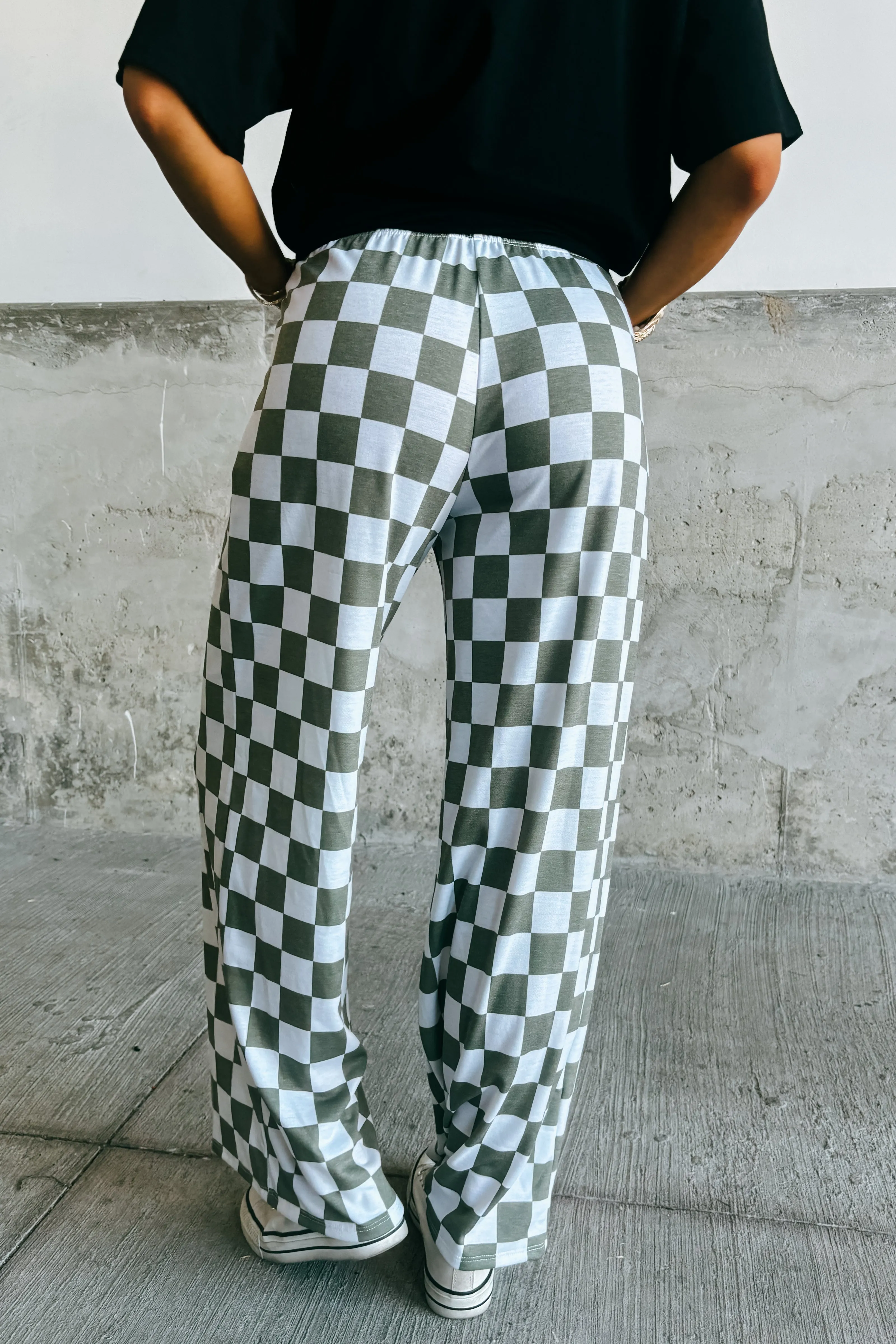 Checkmate Pants - Olive