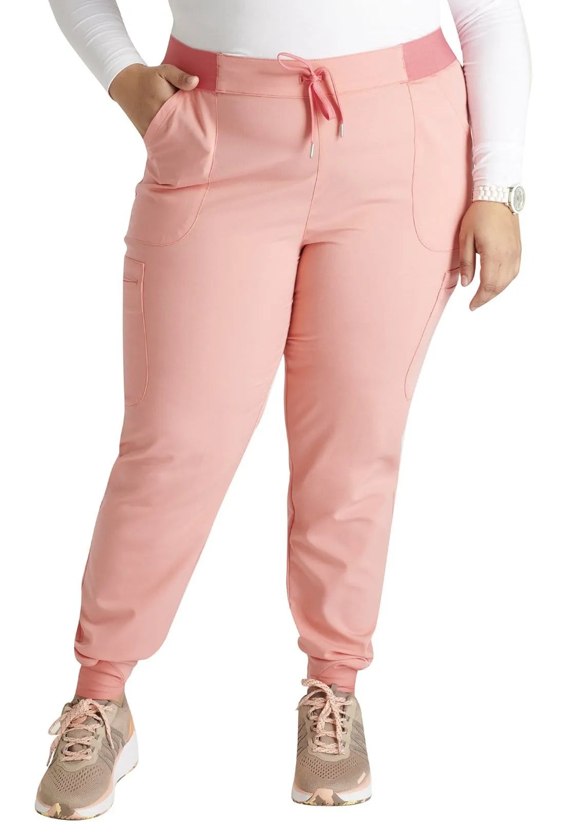 Cherokee Atmos Petite Mid-rise Pull-on Jogger Pant CK138AP