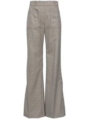 Christophe Pant in Brown Houndstooth