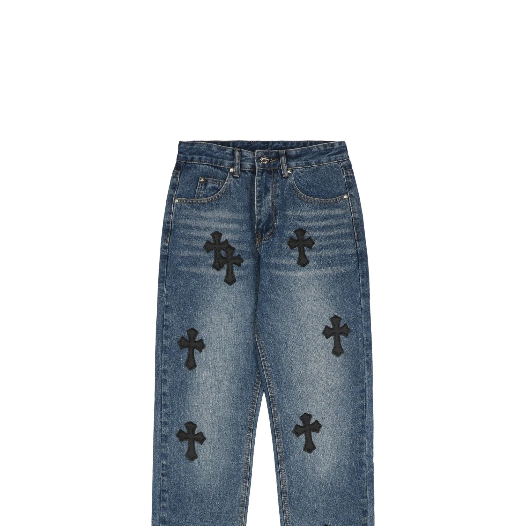 CHROME HEARTS 21FW DENIM CROSS *BLUE/BLACK*