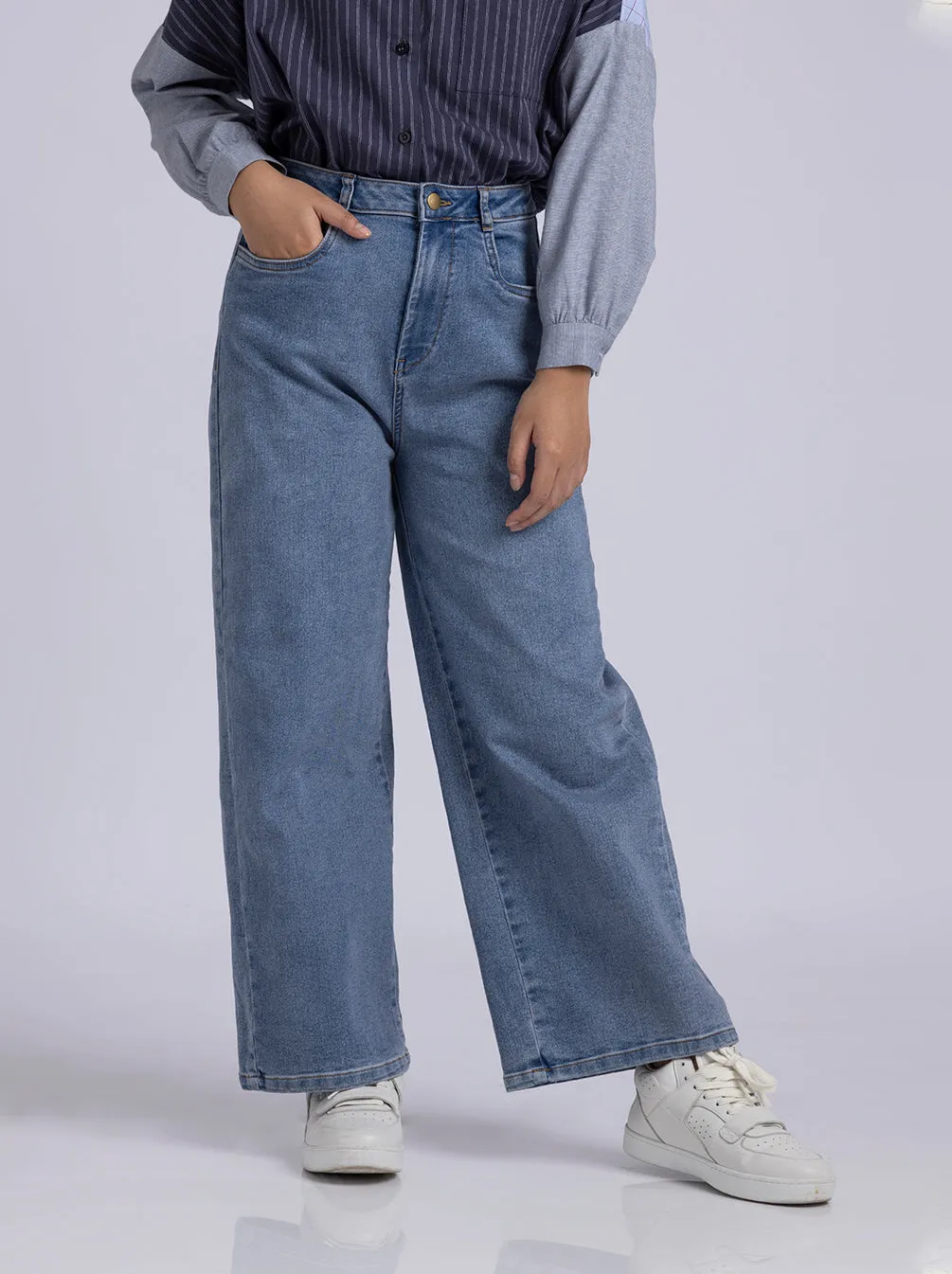 CIELO JEANS PANTS PLAIN LIGHT BLUE