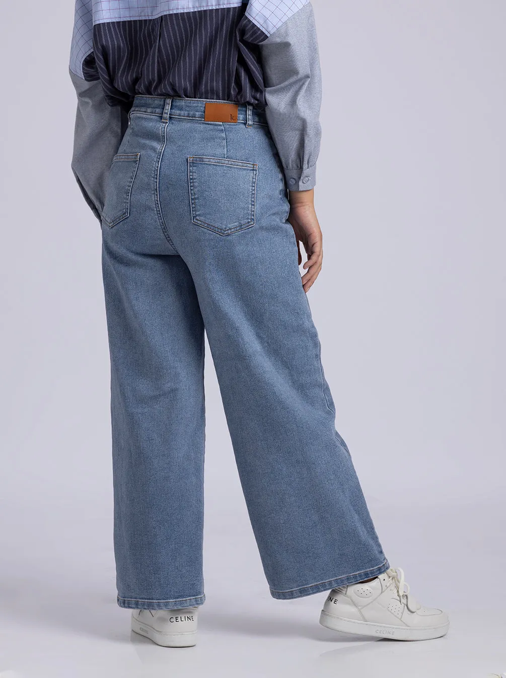 CIELO JEANS PANTS PLAIN LIGHT BLUE