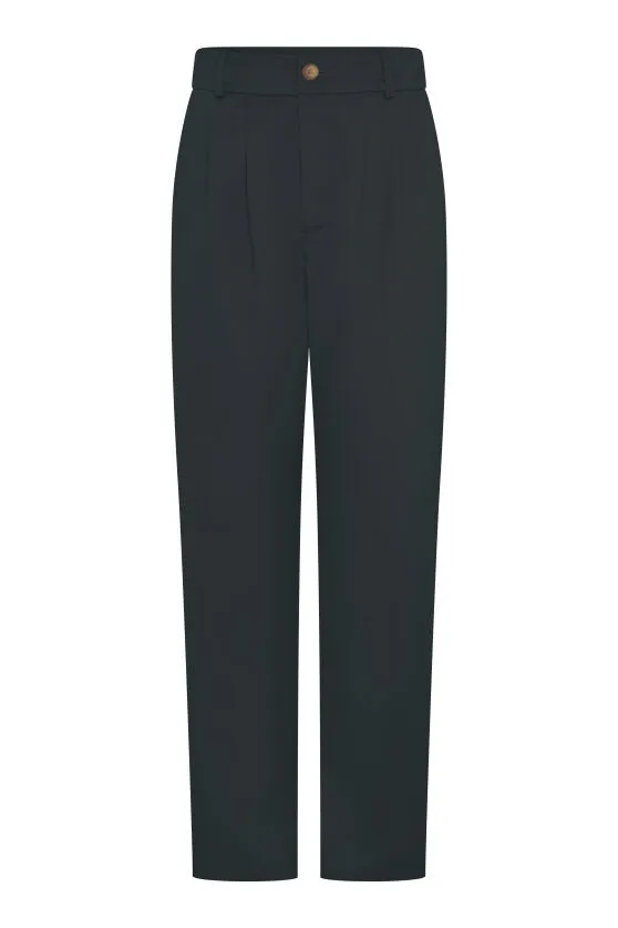 Cinnamon Relaxed Trousers in Black