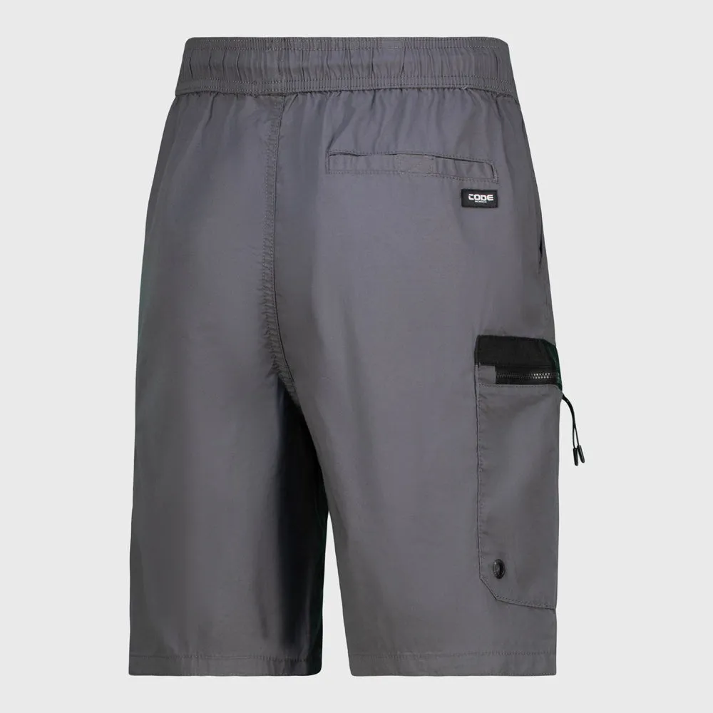 Code Mens Woven Cargo Short Grey/Black _ 182729 _ Grey