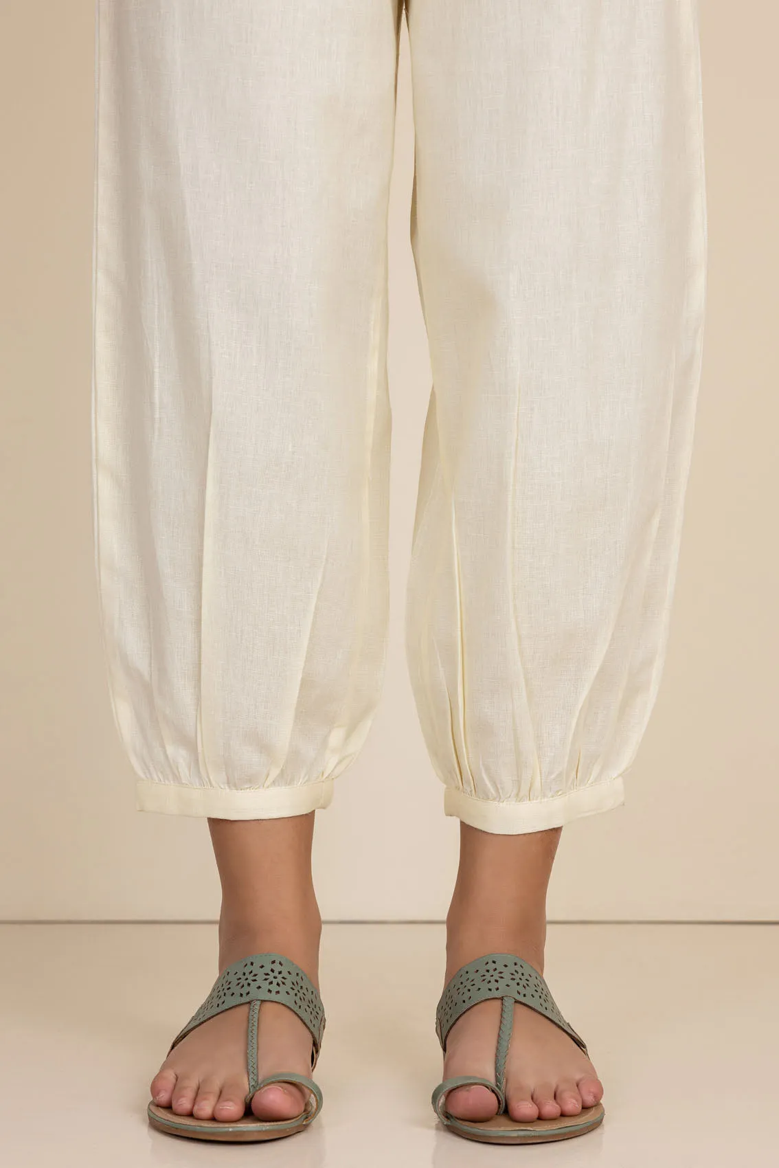 Cream Afghani Trousers