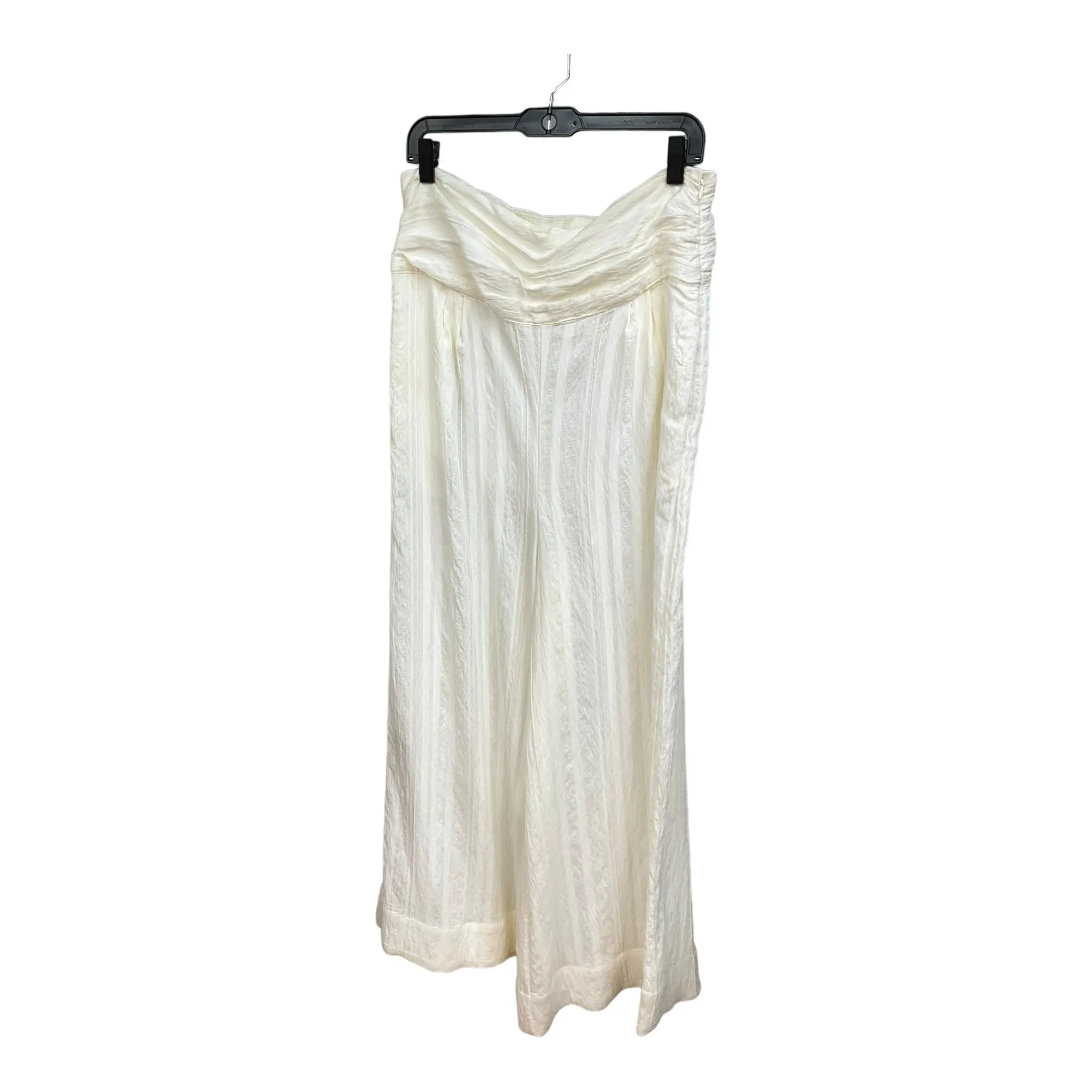 Cream Pants Wide Leg Free People, Size Xl