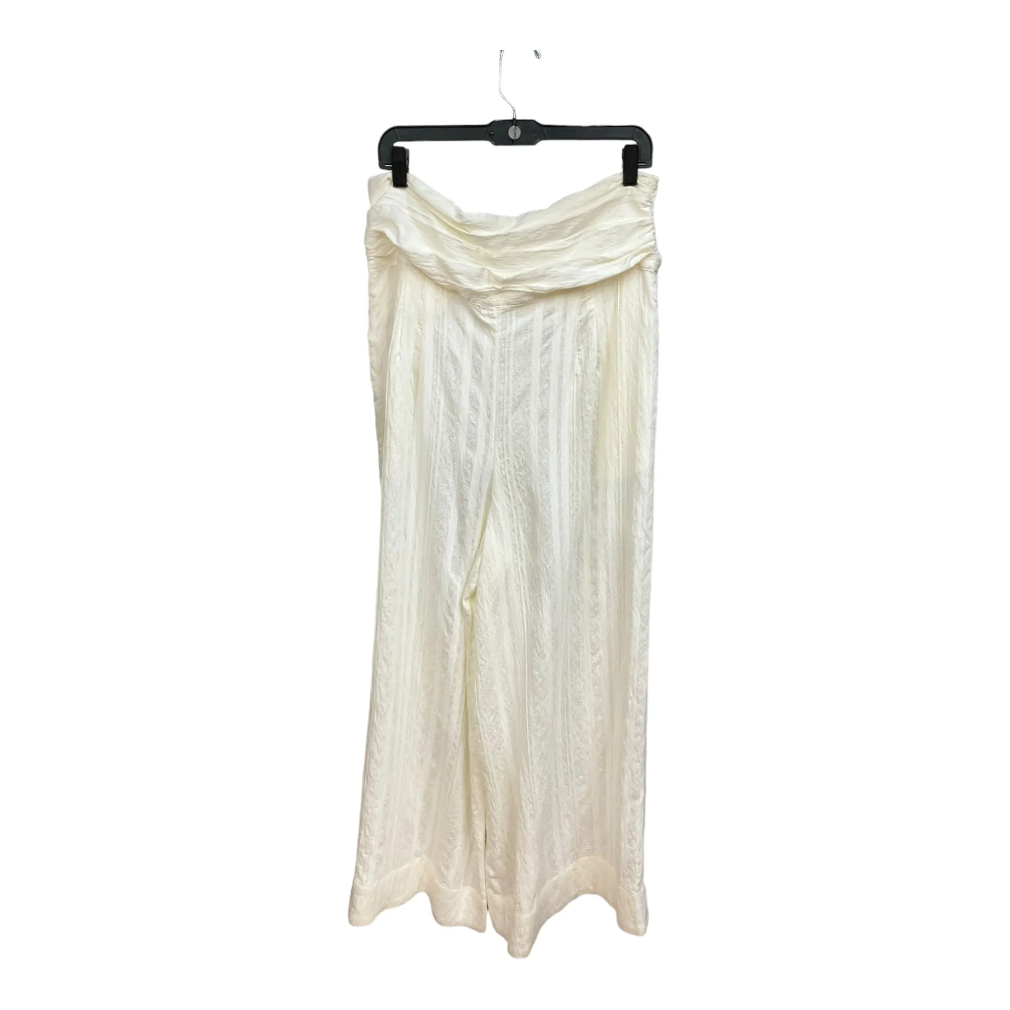 Cream Pants Wide Leg Free People, Size Xl