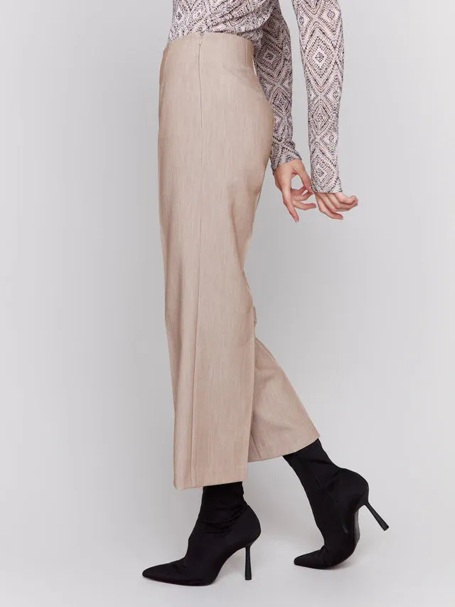 CROPPED WIDE LEG PANT