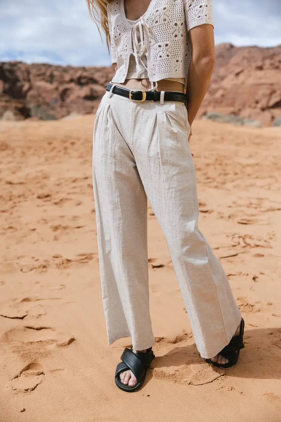 Delaney Wide Leg Pants - FINAL SALE