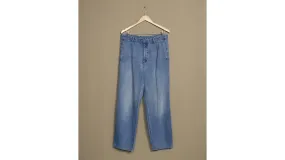 Denim Double Pleated Pants - 32 x 29