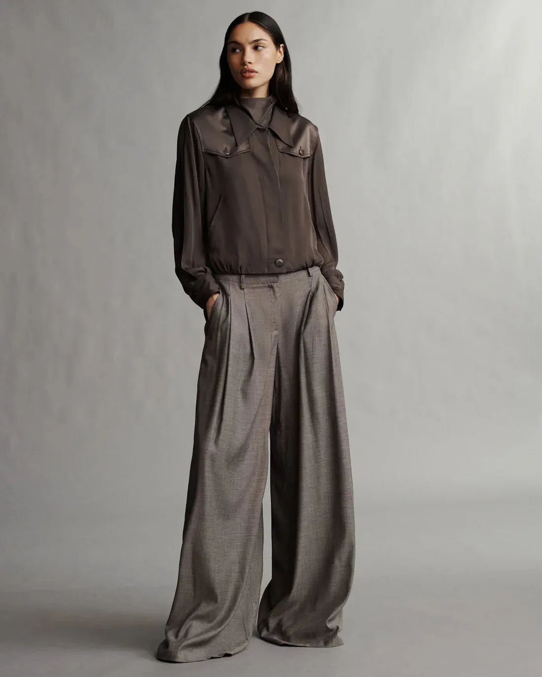 Didi Pant in Taupe