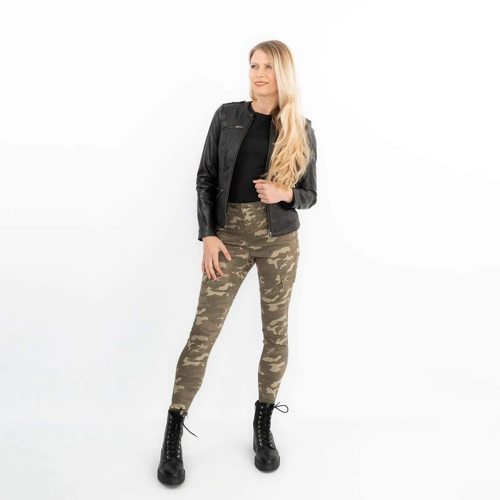 Dorothy Perkins Camouflage Frankie Jeans Trousers Stretch