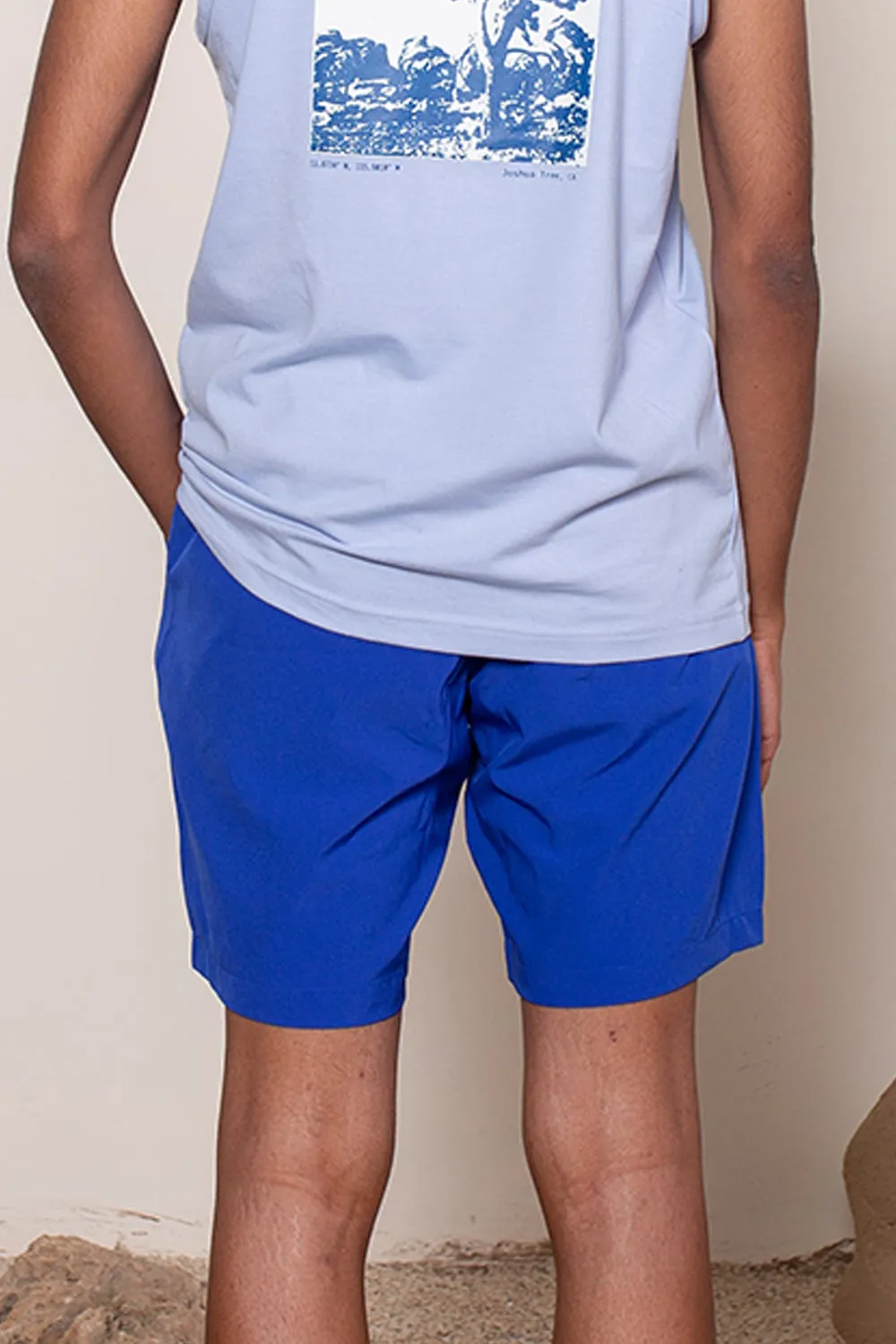 Earth Shorts Lapis Blue