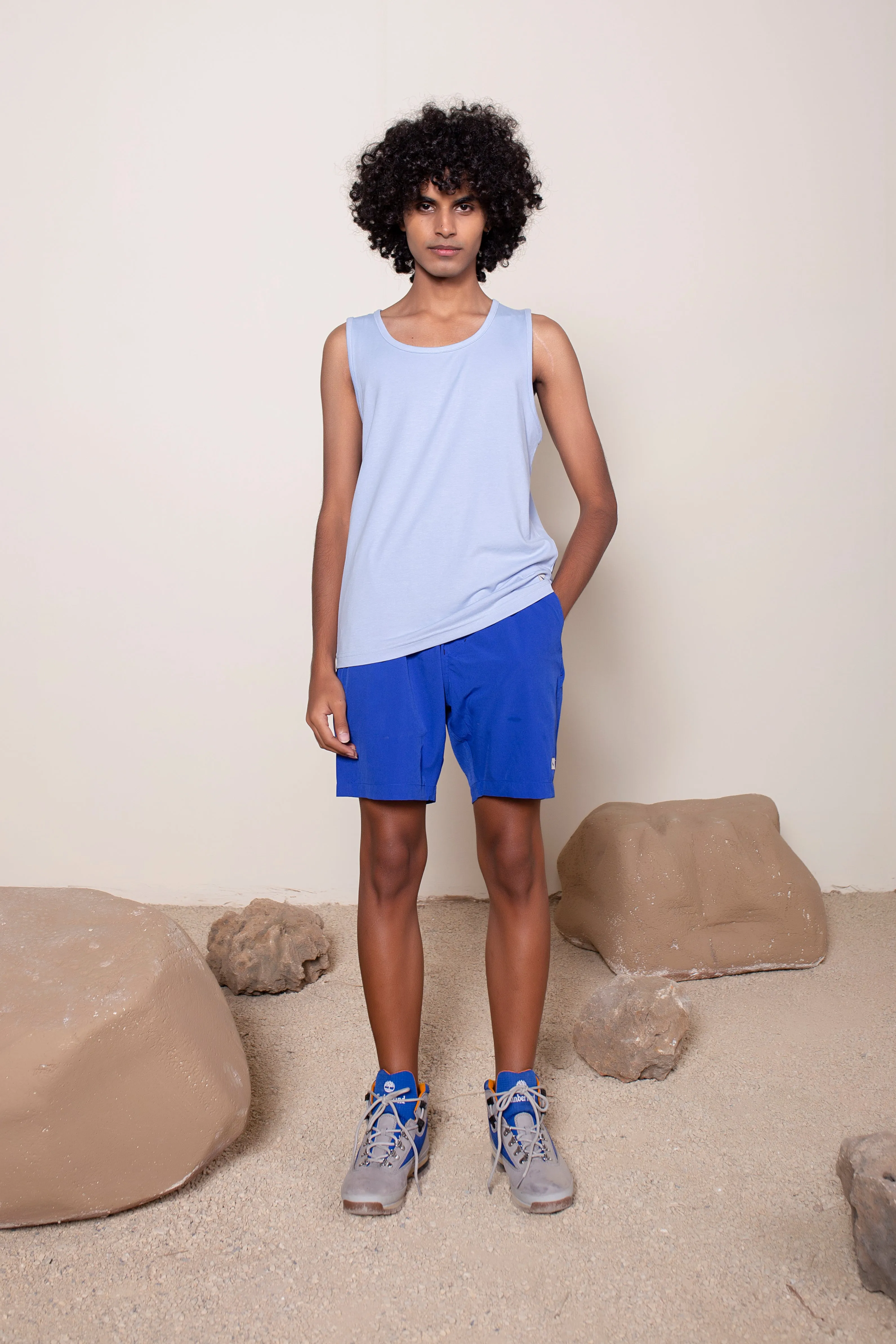 Earth Shorts Lapis Blue