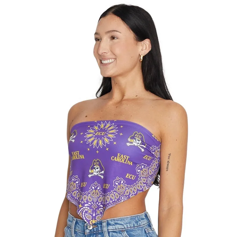 ECU Pirates Bandana Top