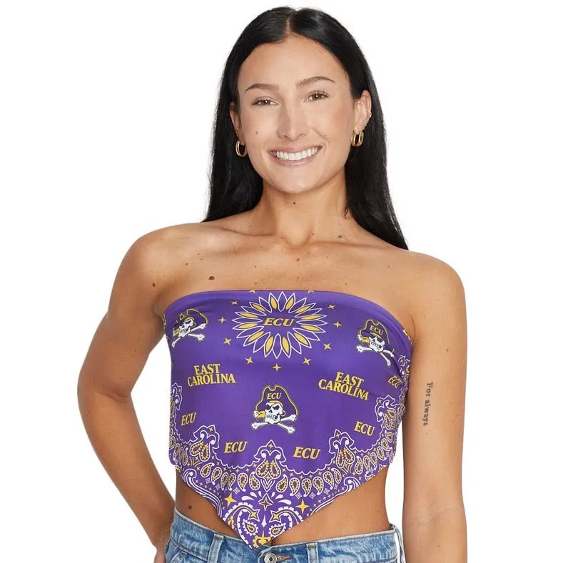 ECU Pirates Bandana Top