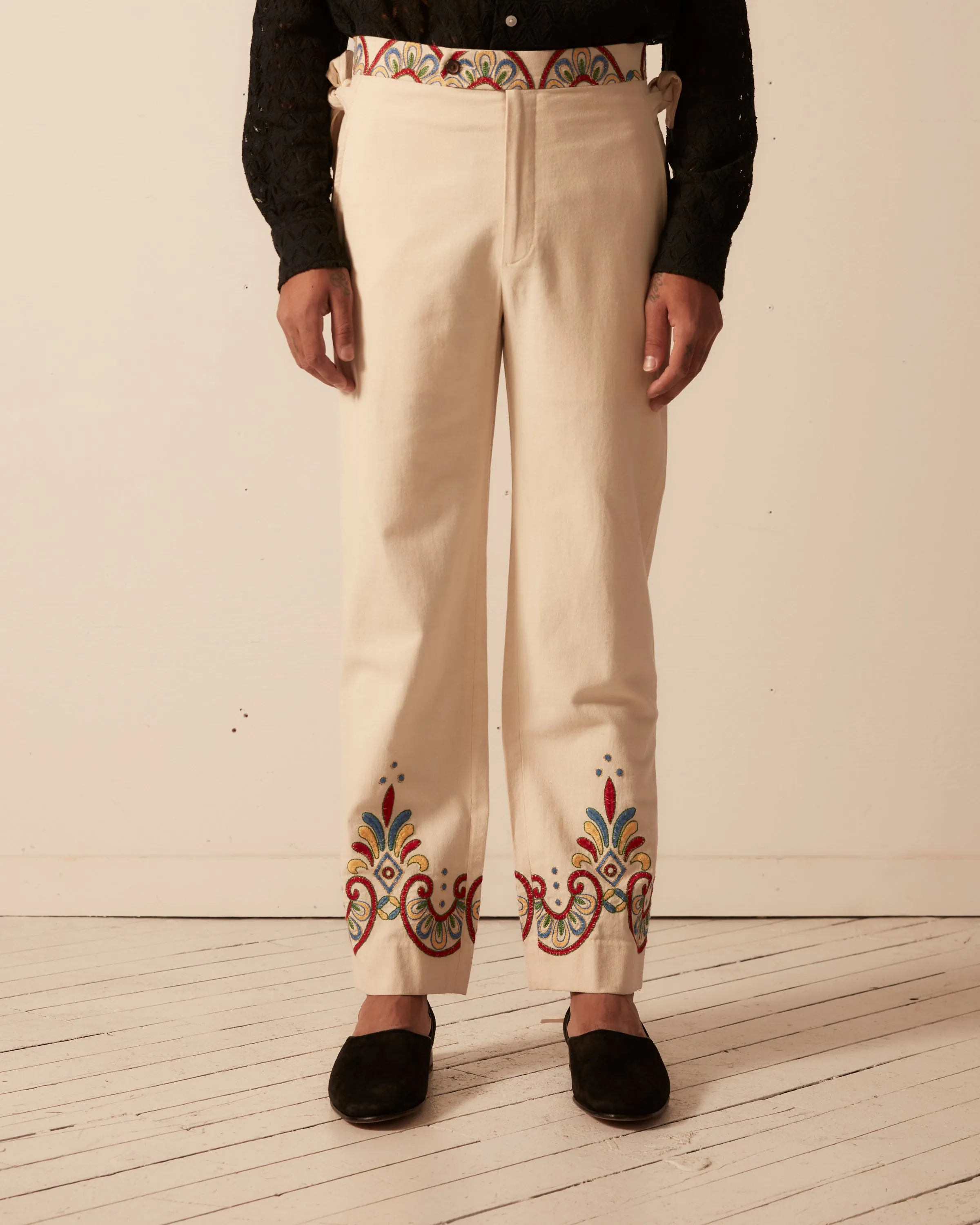 Embroidered Carnival Trousers