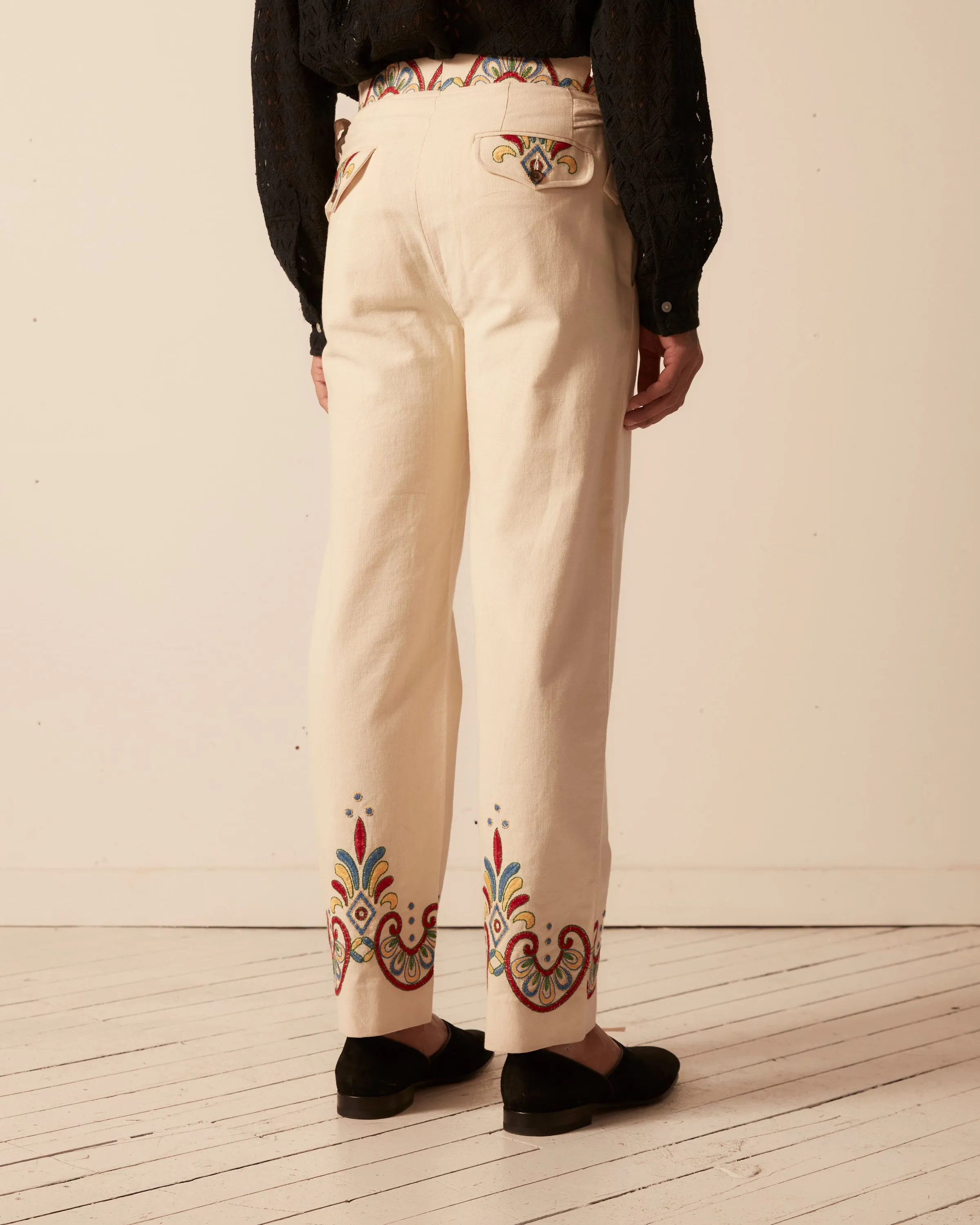 Embroidered Carnival Trousers