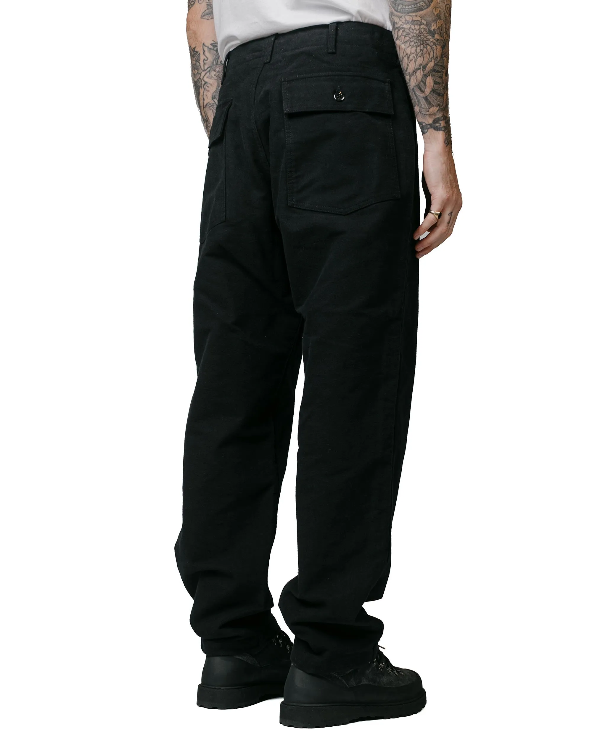 Engineered Garments Fatigue Pant Black Cotton Moleskin