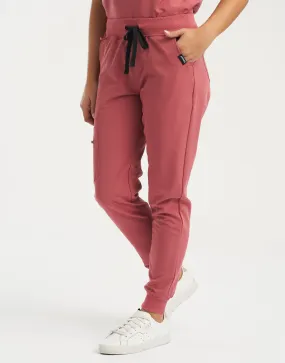 Essential Jogger Scrub Pants - Mauvewood