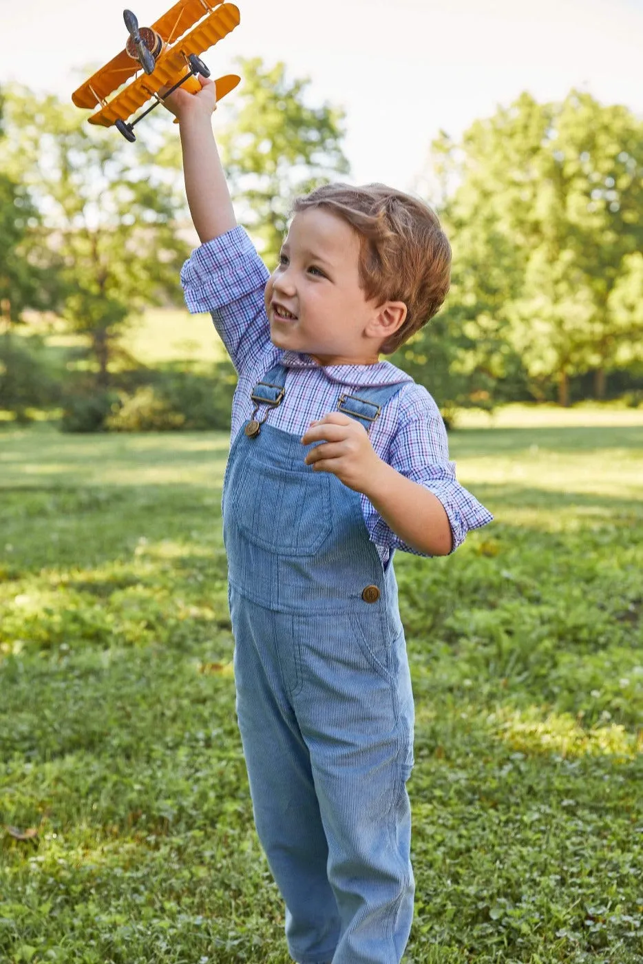 Essential Overall - Stormy Blue Corduroy