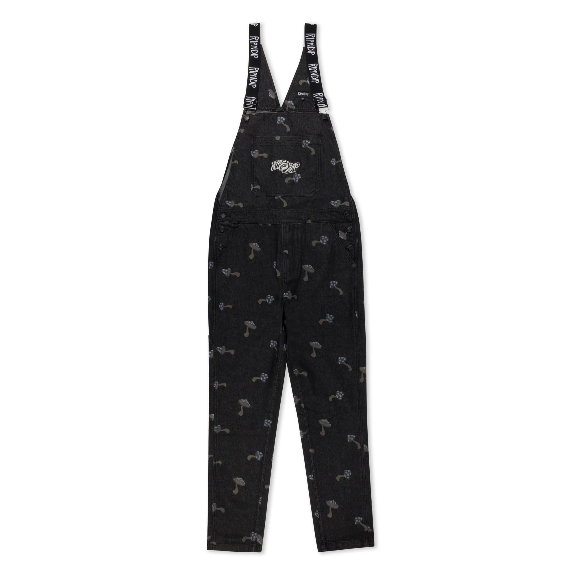 Euphoria Denim Overalls (Black)