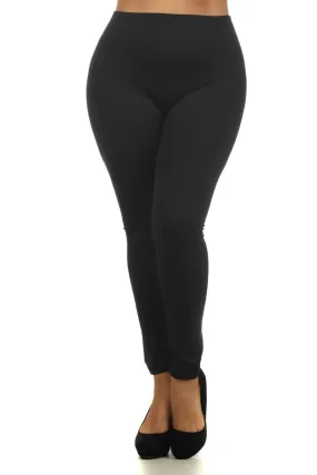 Fleece Lined, One Size fits XL-4XL Leggings