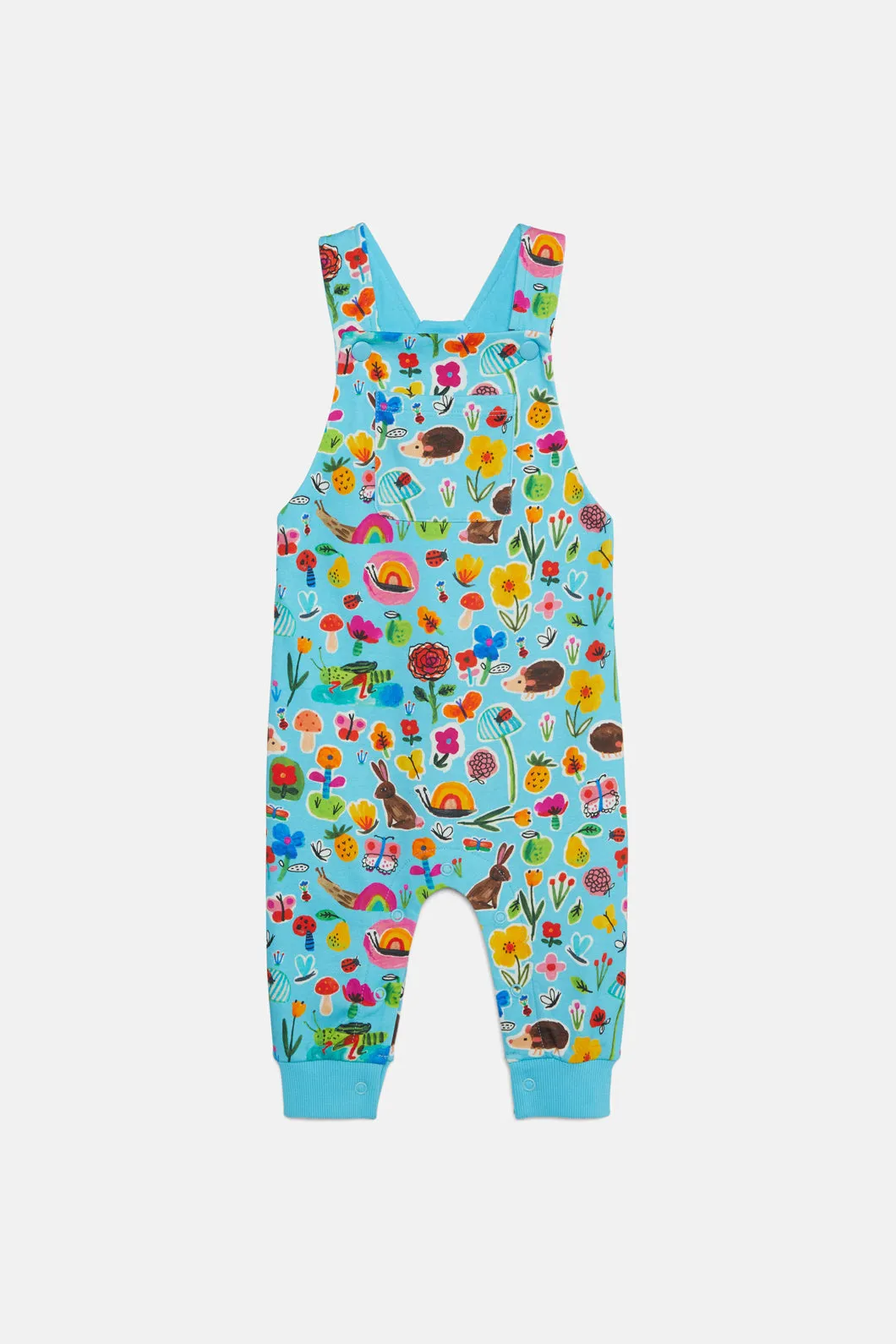 Flower Bed Baby Overalls