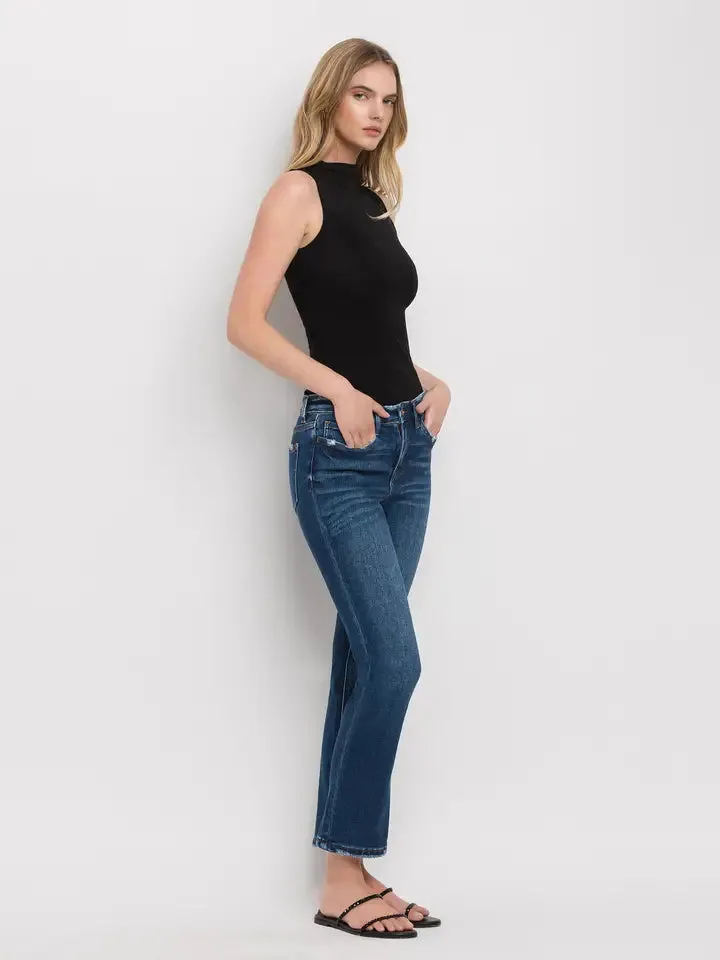 Flying Monkey Mid Rise Straight Leg Jeans