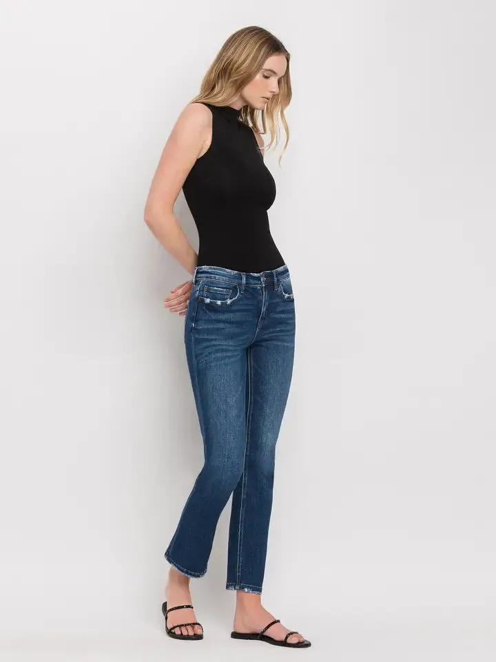 Flying Monkey Mid Rise Straight Leg Jeans